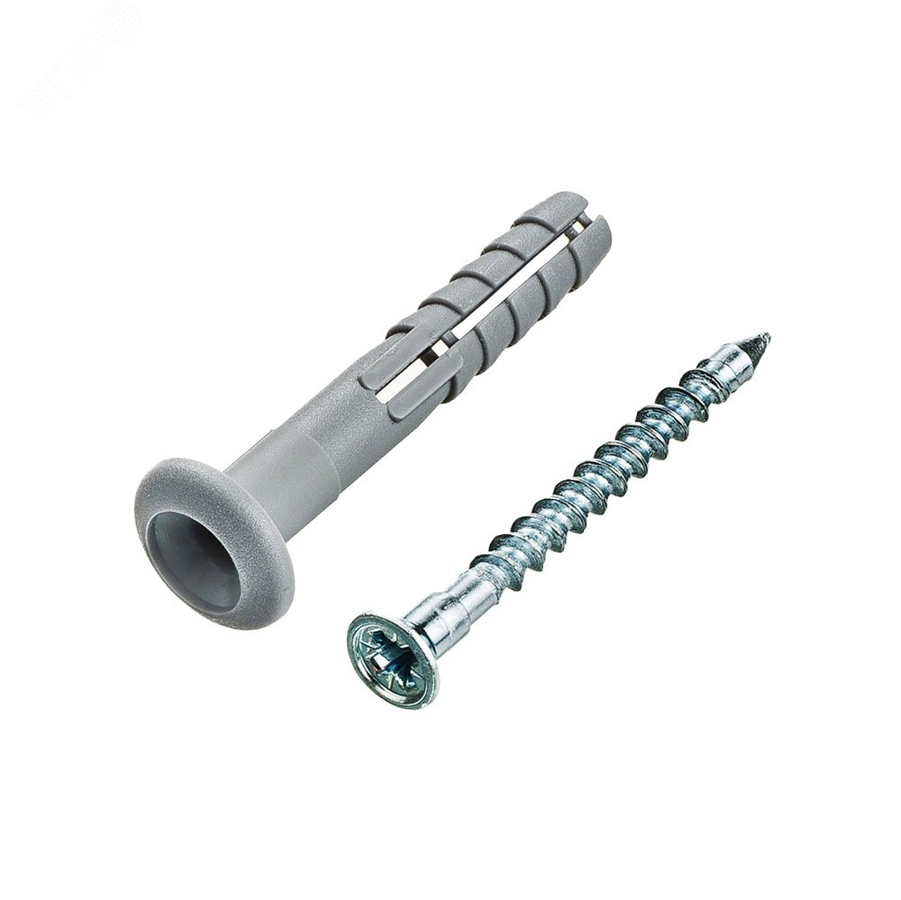 Изображение товара Дюбель-гвоздь 6х60 грибовидный бортик полипропилен 100шт