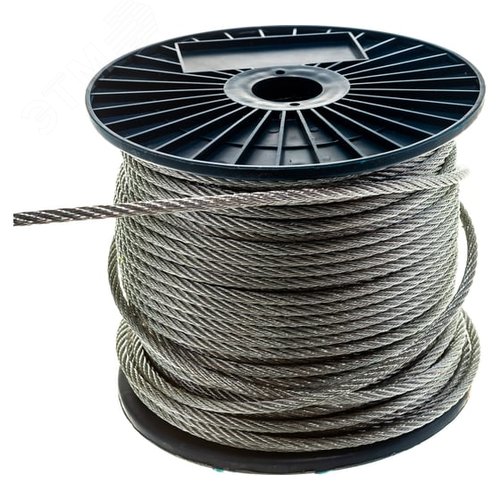 Изображение товара Трос для растяжки DIN 3055 6,0мм (100м) (м)