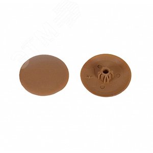 Изображение товара Заглушка для шуруп-стяж. PZ 5 /HEX 5 мм вишня (15 шт) - пакет Tech- Krep (упак)