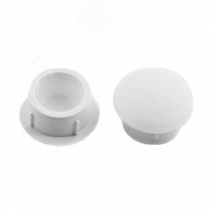 Изображение товара Заглушка декоративная 14 мм черная (30 шт) - пакет Tech-Krep (упак)