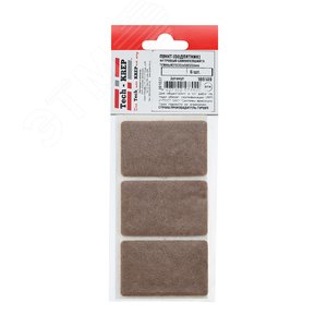 Изображение товара Пункт фетр. самокл. 25х50 тёмный (6 шт) - пакет Tech-Krep (упак)
