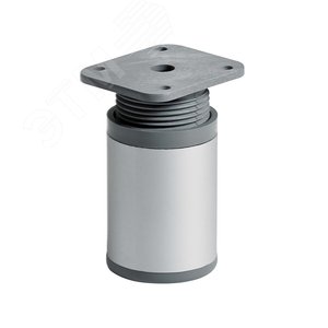 Изображение товара Ножка алюм.круглая, регулир.сверху, D40х60 мм, мат.хром - накл. Tech-Krep (упак)