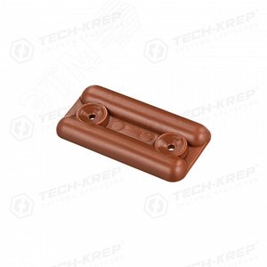 Подпятник для мебели пластиковый светло-коричневый (4 шт) - пакет Tech-Krep