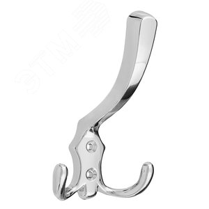 Изображение товара Крючок 2405, 3-х рожковый, хром (1 шт) - пакет Tech-Krep (упак)