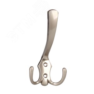 Изображение товара Крючок 2405, 3-х рожковый, сатин (1 шт) - пакет Tech-Krep (упак)