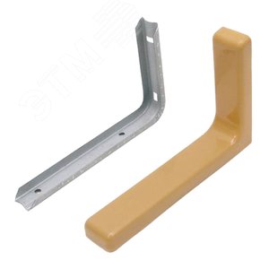 Изображение товара Консоль с декоративной накладкой, 120 мм, коричневый (1 шт) - накл. (упак)