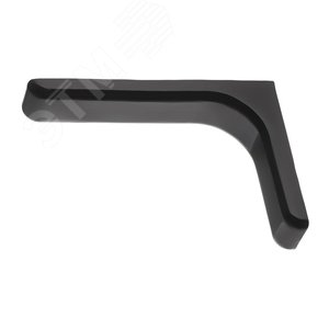 Изображение товара Консоль с декоративной накладкой, 120 мм, черный (1 шт) - накл. (упак)