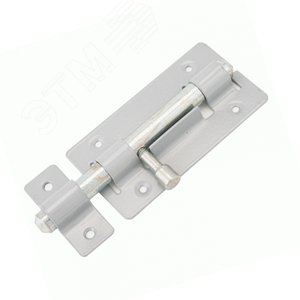 Изображение товара Задвижка накладная ЗТ-2-85 85х59 круглый ригель (D12мм, L115мм) оцинк. (1 шт) - пакет Tech-Krep (упак)