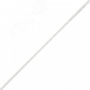 Шнур вязано-плетеный ПП 3 мм хозяйств. белый. 20 м