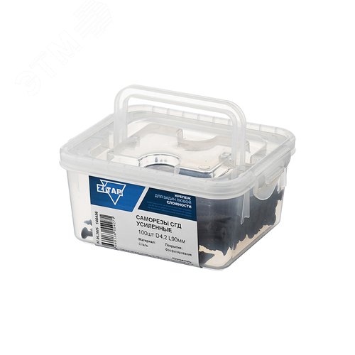 Изображение товара Саморез СГД 4,2х90 усиленный (TWN) (100 шт) - контейнер PRO (упак)