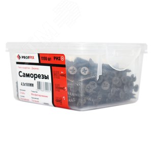 Изображение товара Саморез СГД 4,5х100 усиленный (TWN) (100 шт) - контейнер PRO (упак)