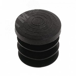 Изображение товара Заглушка внутренняя для трубы D25мм. черн.пластик. (1 шт) - пакет Tech-Krep (упак)