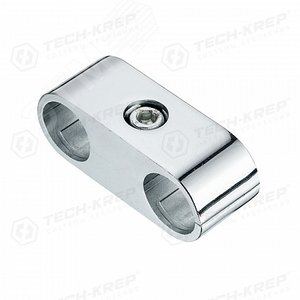 Изображение товара Соединитель 2-х труб параллельно. хром (1 шт) - пакет Tech-Krep (упак)