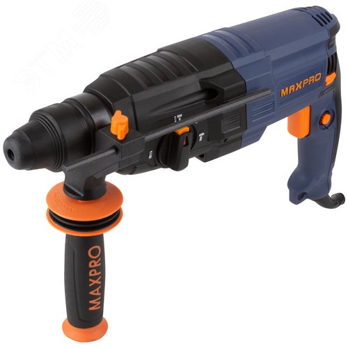 Изображение товара Перфоратор монтажный SDS-Plus 800 Вт, 0-1100 об/мин, 2.8 Дж, 3 режима, антивибрационная ручка (шт)