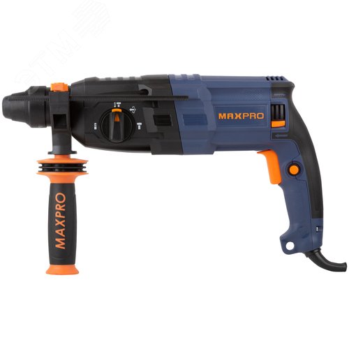 Перфоратор монтажный SDS-Plus 800 Вт, 0-1100 об/мин, 2.8 Дж, 3 режима, антивибрационная ручка - фото 2