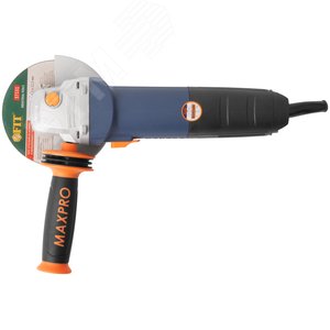 Шлифмашина угловая 1200 Вт, 11500 об/мин, быстрозажимной кожух 125мм, антивибрационная ручка, дополнительные щетки, 2,2 кг, кор. - фото 5