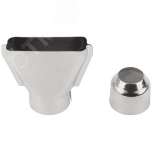 Фен технический 2000 Вт, 60/350/600C, 500л/мин, 0,76 кг, резиновый кабель, резиновые вставки, кор. - фото 4