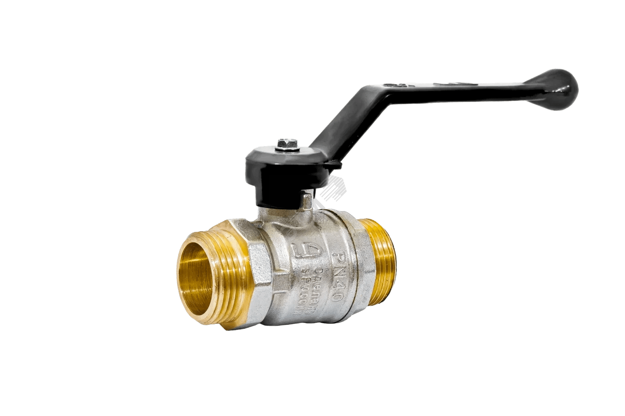 Кран шаровой 11б27п1 Ду20 3/4' НН ручка рычаг (LD Pride 47.20.Н-Н.Р) LD ...