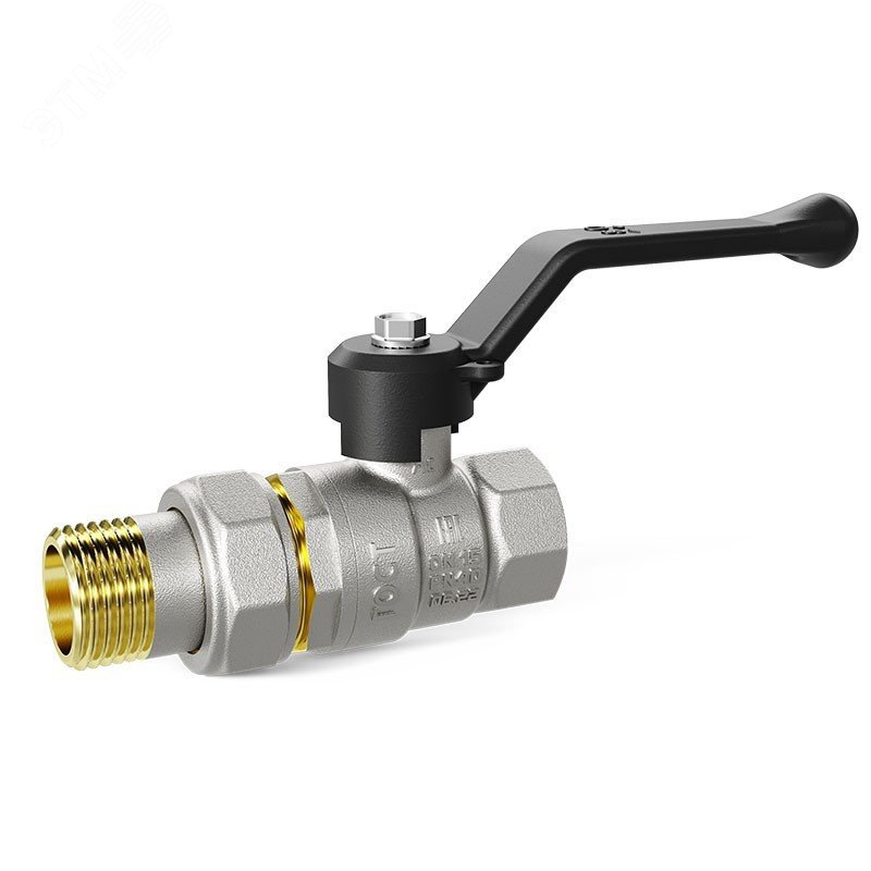 Изображение товара Кран шаровой латунный Ду32 Ру25 47.32.В-ГШ.Р рычаг (шт)