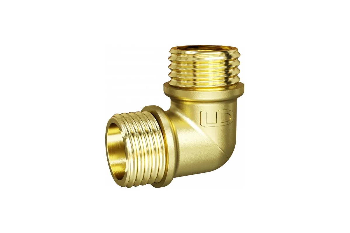 Угол 90 гр 3/4' НР/НР латунь