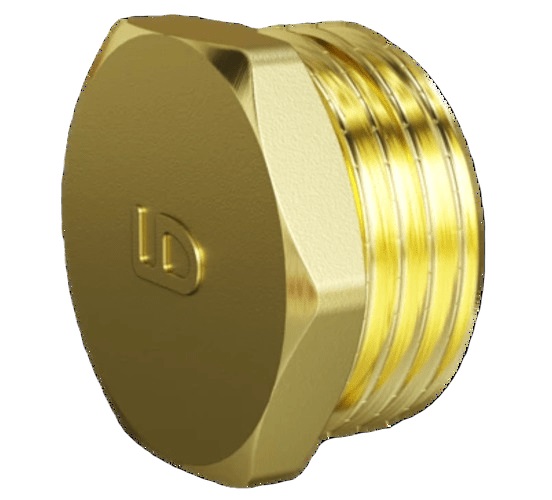 Пробка 1 1/4' НР латунь
