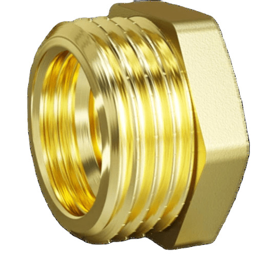 Футорка 1/2' НР х 1/4' ВР латунь