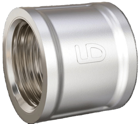 Муфта 2' ВР латунь никель