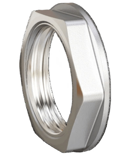 Контргайка 1' латунь никель