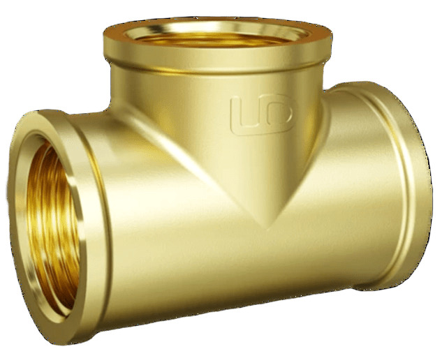 Тройник 1/2' ВР/НР/ВР латунь