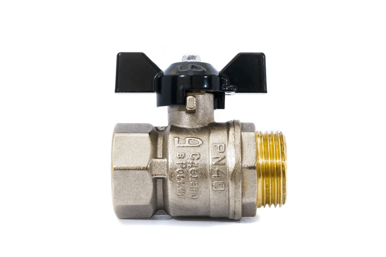 Кран шаровой 11б27п1 Ду15 1/2' ВН ручка бабочка (LD Pride 47.15.В-Н.Б ...