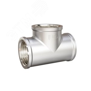 Изображение товара Тройник 1' ВР/ВР/ВР латунь никель (шт)