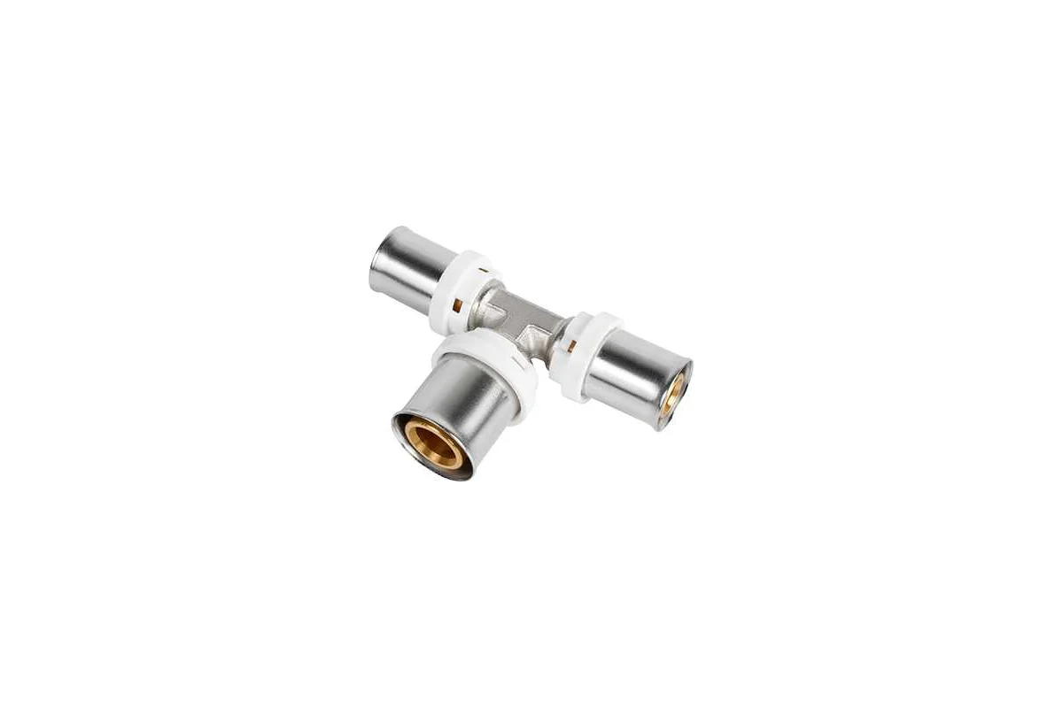 Пресс-фитинг SOLID тройник редукционный 20х16х20мм