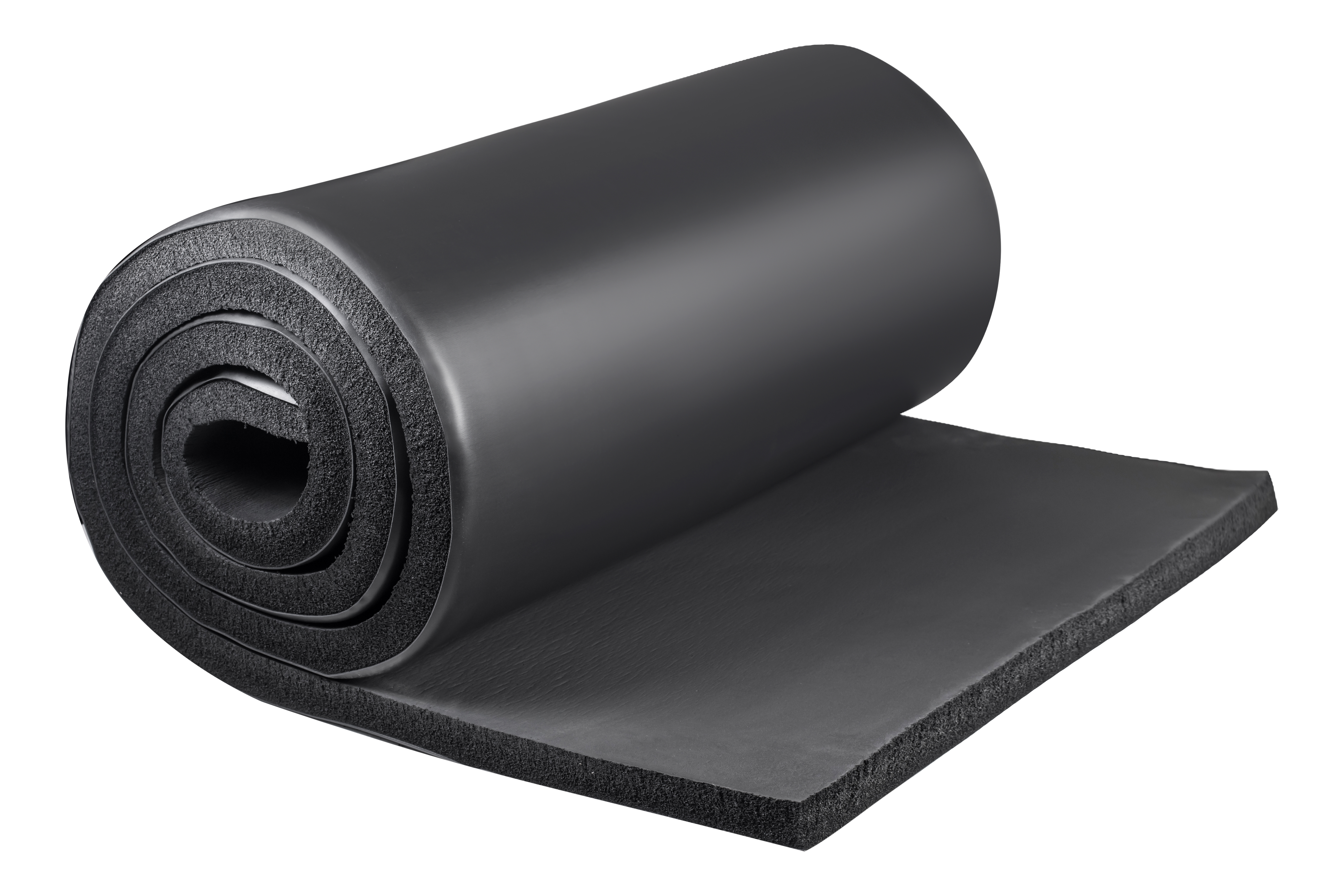Рулон вспененный каучук K-FLEX 25x1000-08 ST AD IN CLAD black