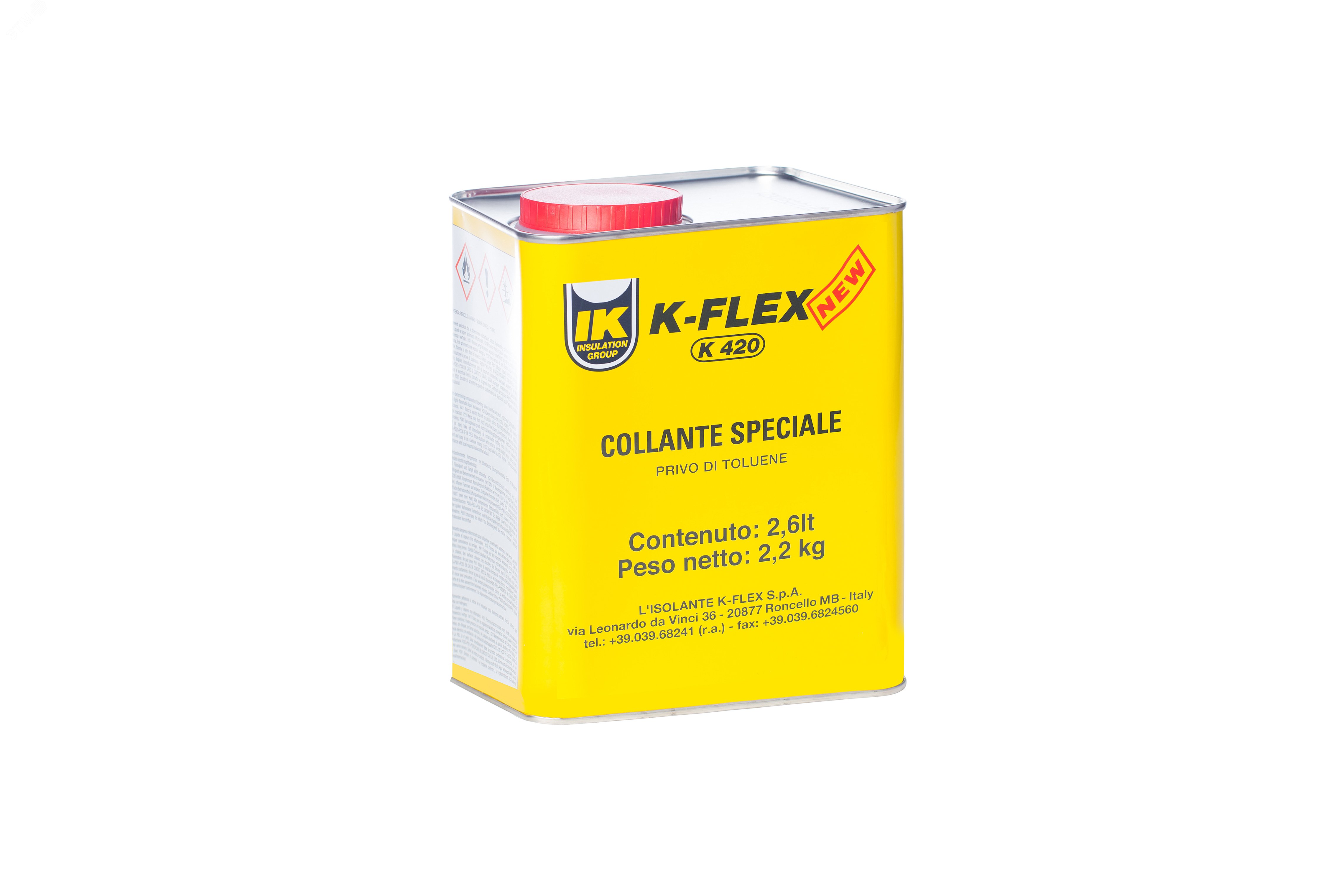 Изображение товара Клей K-FLEX K 420 2.6 lt - надежное решение для склеивания
