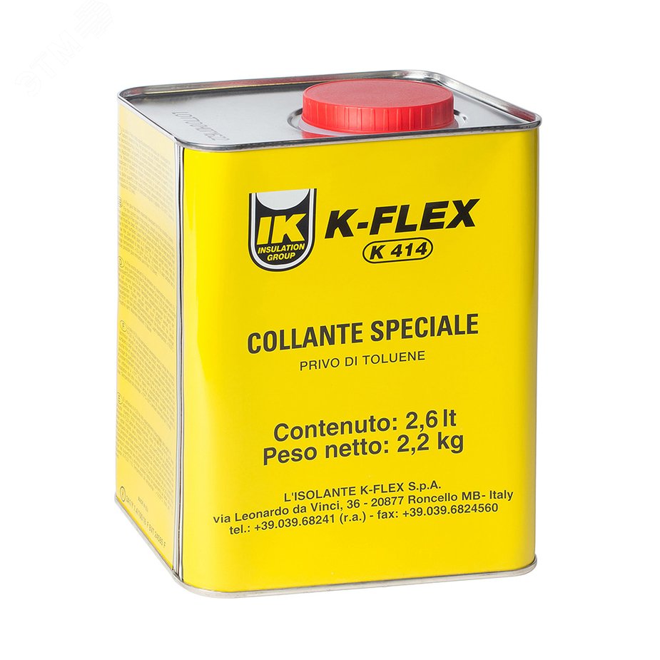 Изображение товара Клей K-Flex K-414 2.6л для теплоизоляционных материалов