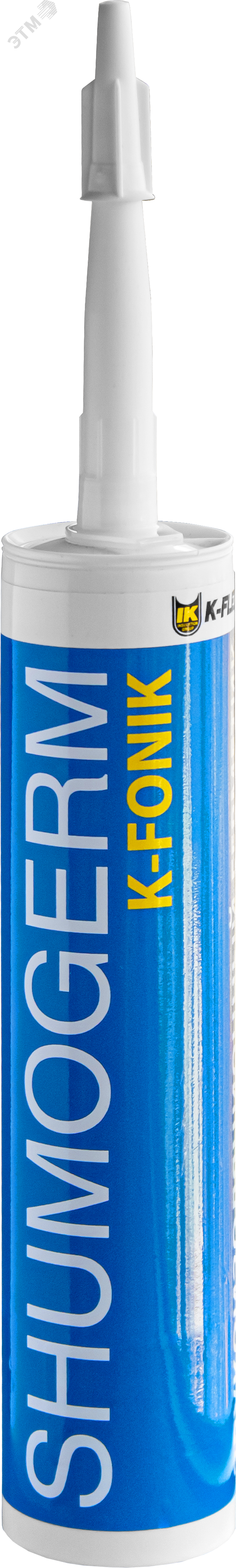 Изображение товара Герметик звукоизоляционный SHUMOGERM белый 310 мл для снижения шума и вибрации