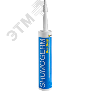 Изображение товара Герметик звукоизоляционный SHUMOGERM белый 310 мл (шт)