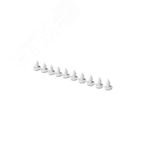 Изображение товара Пластиковые заклепки, белые(1 упак-1000 шт) (шт)