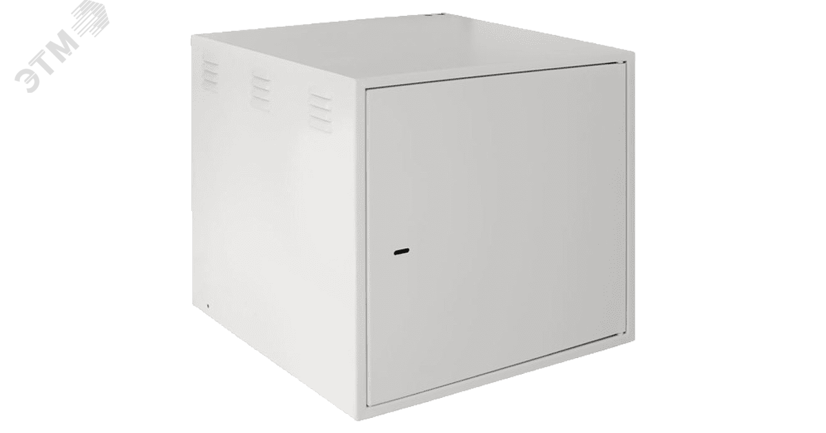 Шкаф настенный антивандальный сейфового типа, 12U, Ш600хВ600хГ600мм, серый EC-WS-126060-GY NETLAN