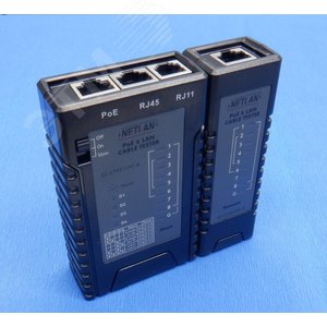Изображение товара Тестер кабельный UTP/STP, RJ45, RJ12,RJ11, с функцией определения PoE (шт)