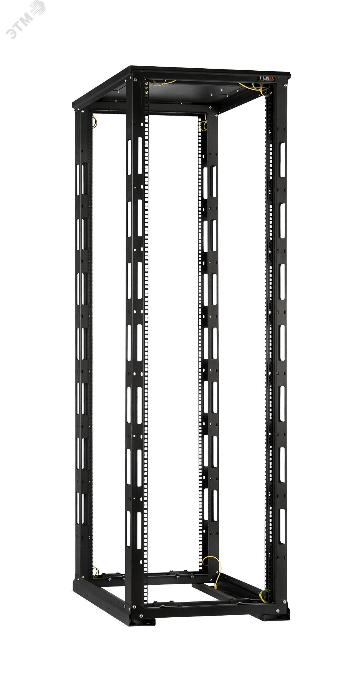 Изображение товара Двухрамная монтажная стойка серии DOUBLE 33U, глубина 1000 мм, черная