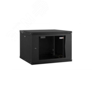 Изображение товара Шкаф наст. разбор 19д 9U стеклянная дверь Ш600хВ436хГ450мм черный (шт)