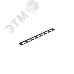 Органайзер кабельный вертикальный, 24U, для шкафов серий TFI-R, Ш75хВ998хГ20мм, металлический, с крепежом, цвет черный