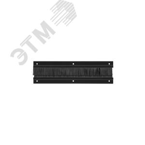 Изображение товара Щеточный ввод NIKOMAX для напольных шкафов серий TFA, TFR-R, TFI-R и настенных шкафа серий TWI-R, TWC-R, цвет черный (упак)