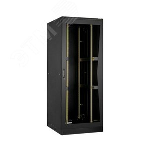 Шкаф напольный 19д 42U Ш600хВ2060хГ800мм в разобранном виде черный TFA-426080-WPWP-BK TLK