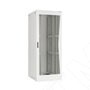 Напольный шкаф 19 42U стеклянная дверь боковые цельнометаллические стенки и задняя дверь Ш800хВ2060хГ800мм разобр серый TFA-428080-GMMM-GY TLK