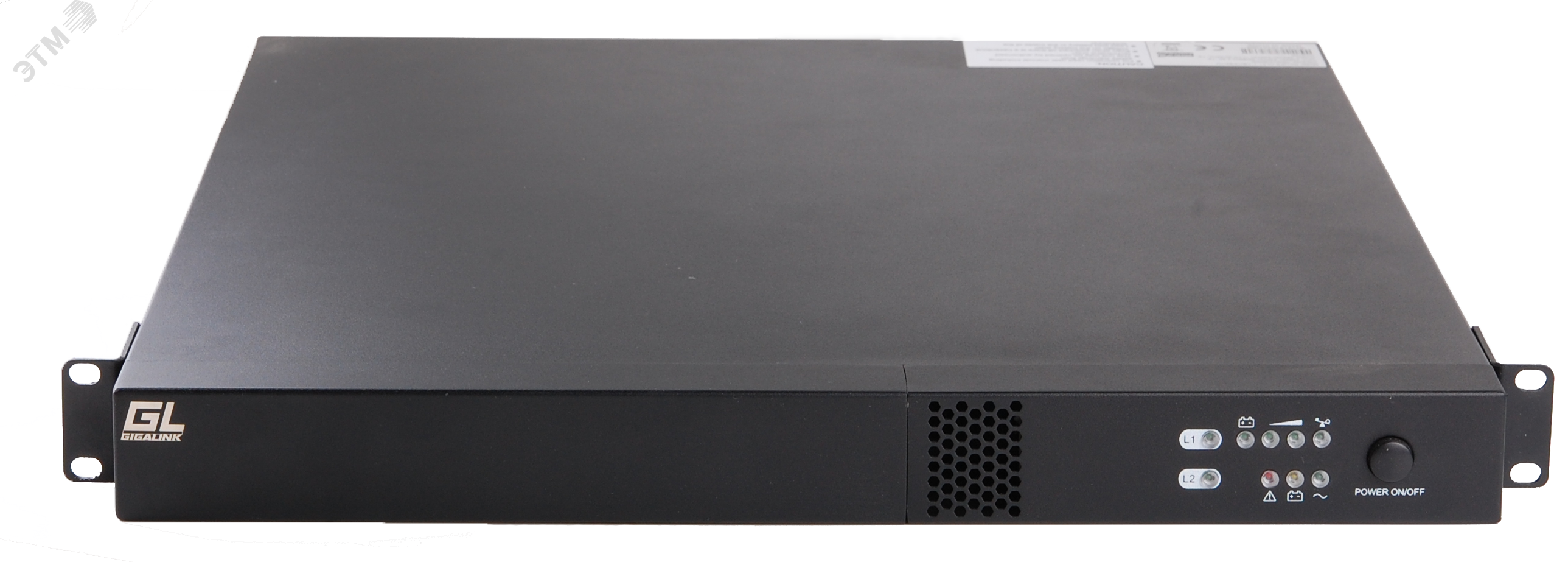 Изображение товара Источник бесперебойного питания GIGALINK GL-UPS-OL01-1-1/6v 1000ВА 1U