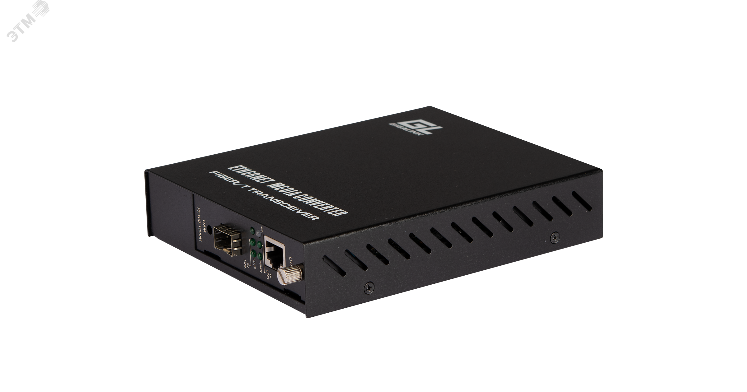 Изображение товара Медиаконвертер Gigalink GL-MC-UTPG-SFPG-F 1xRJ45 10/100/1000 Мбит/с SFP