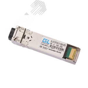 Изображение товара Модуль SFP+ 1хLC, 10 Гб/с, 12 дБ, WDM Tx:1270/Rx:1330 нм, до 20 км (шт)
