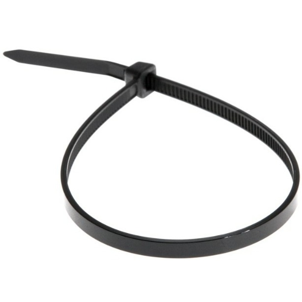 Стяжка нейлоновая 9.0х400 черный (100 шт.)